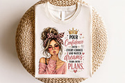 Pour Confidence Pink Leopard Messy, a Seasonal Illustration by CraftArtStudio (Thumbnail 4 of 4)