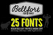 Bellfort family - 25 fonts, a Sans Serif Font by Leitmotif