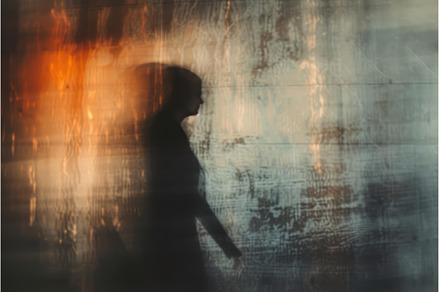 Abstract silhouette of a woman in, an Arts & Entertainment Photo by Ylivdesign