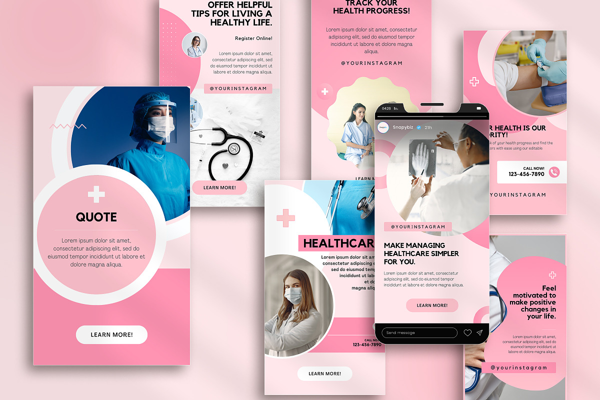 Healthcare Instagram Story Template preview 5