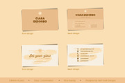Beauty Business Cards Templates, a Business Card Template by Hell Yeah Designs (Thumbnail 3 of 6)