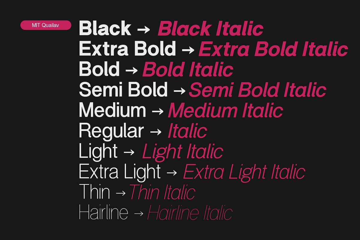 MIT Quailav | Variable Font, a Sans Serif Font by Maculinc Type (Photo 4 of 10)