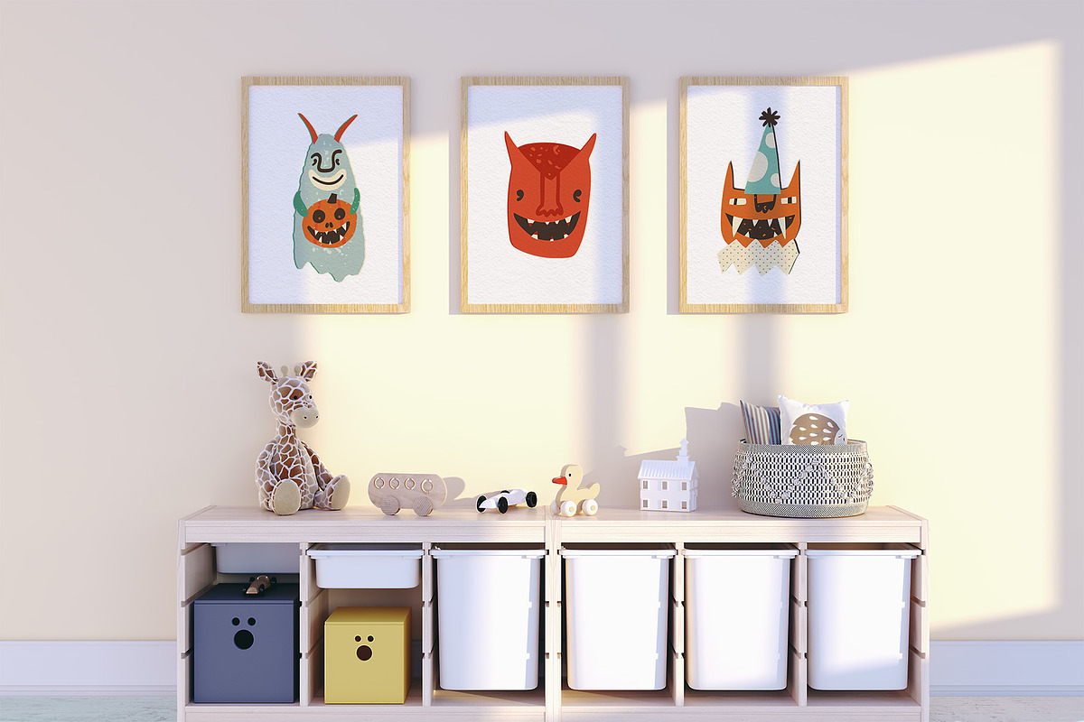 Retro Halloween clipart set, a Seasonal Illustration by Paper Cherry (Photo 22 of 27)