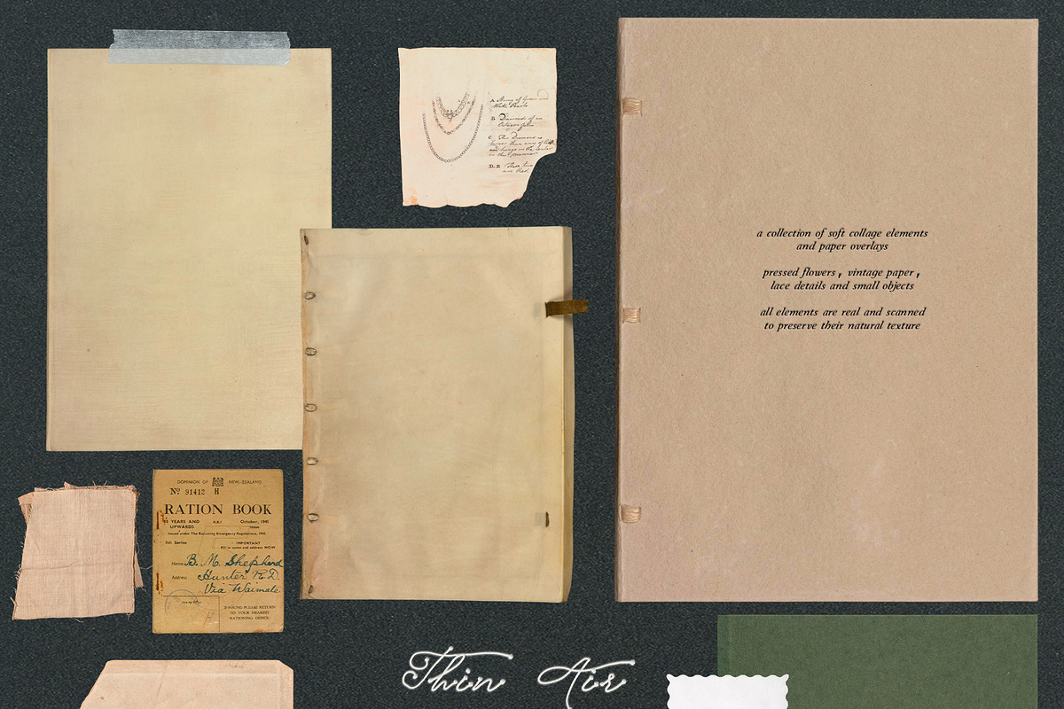 Thin Air - Soft Collage Elements, an Object Graphic by Purple (Photo 5 of 15)