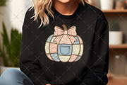 Coquette Denim Pumpkin Halloween, an Illustration by Craft Nest (Thumbnail 4 of 6)