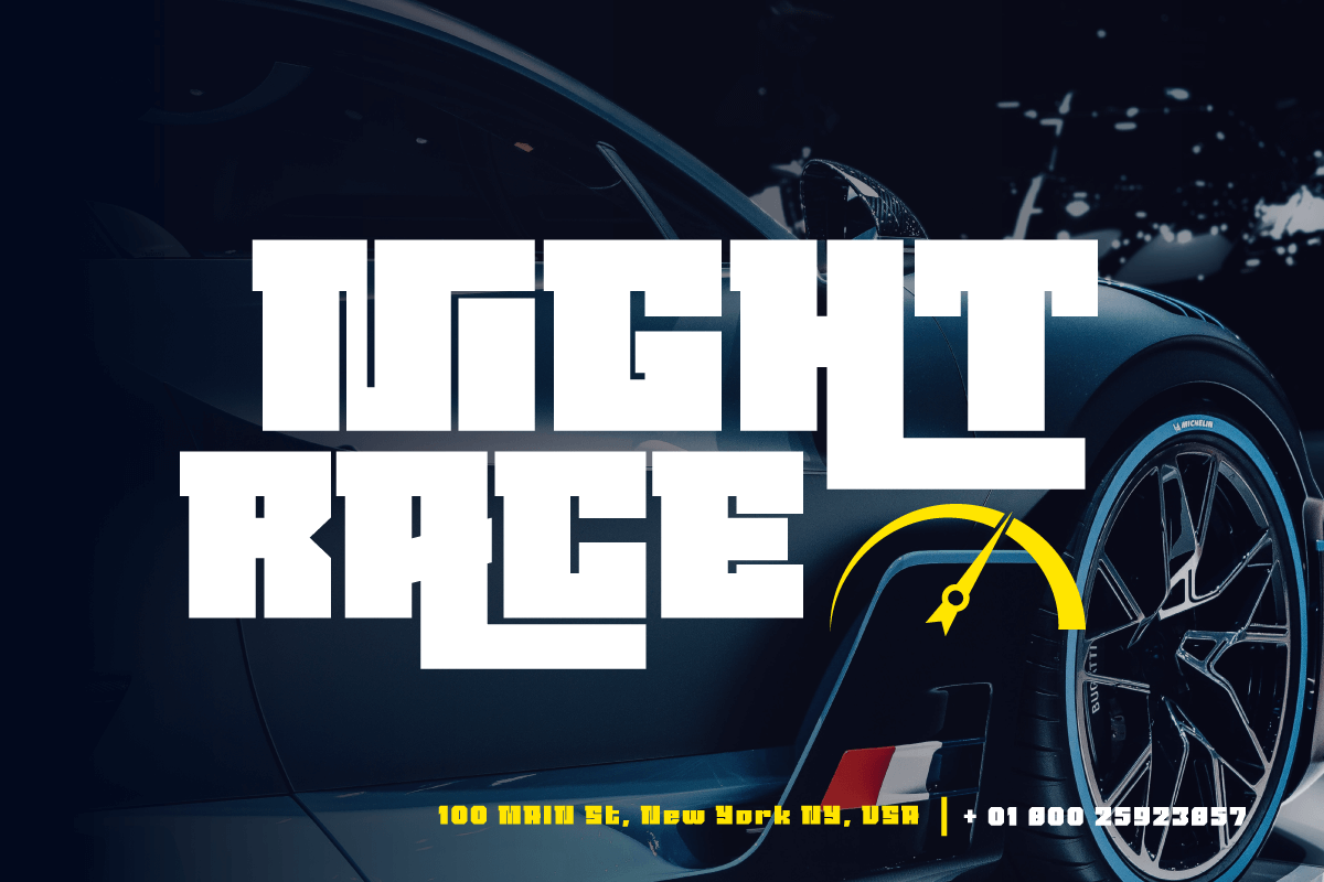 AMOONK – Sport Racing Font, a Font by productype1 (Photo 6 of 13)