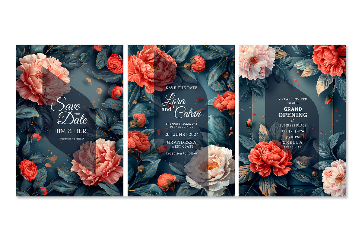 175+ Abstract Vector Invitations, an Invitation Template by M6 Gallery (Photo 89 of 126)