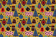 Christmas decorations pattern set, a Pattern Graphic by NataKa (Thumbnail 6 of 15)
