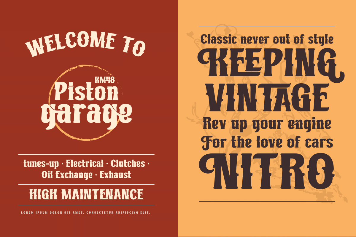 Ruihant | Retro Condensed Font, a Serif Font by twinstd (Photo 5 of 12)