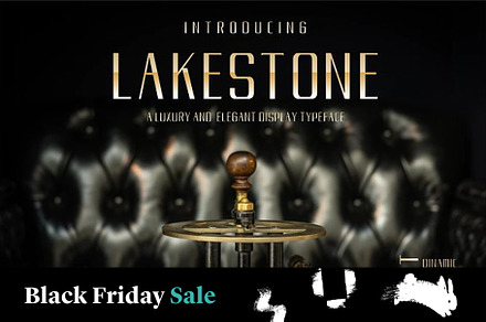 LAKESTONE luxury and elegant font