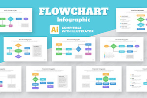 Flowchart Infographic Illustrator