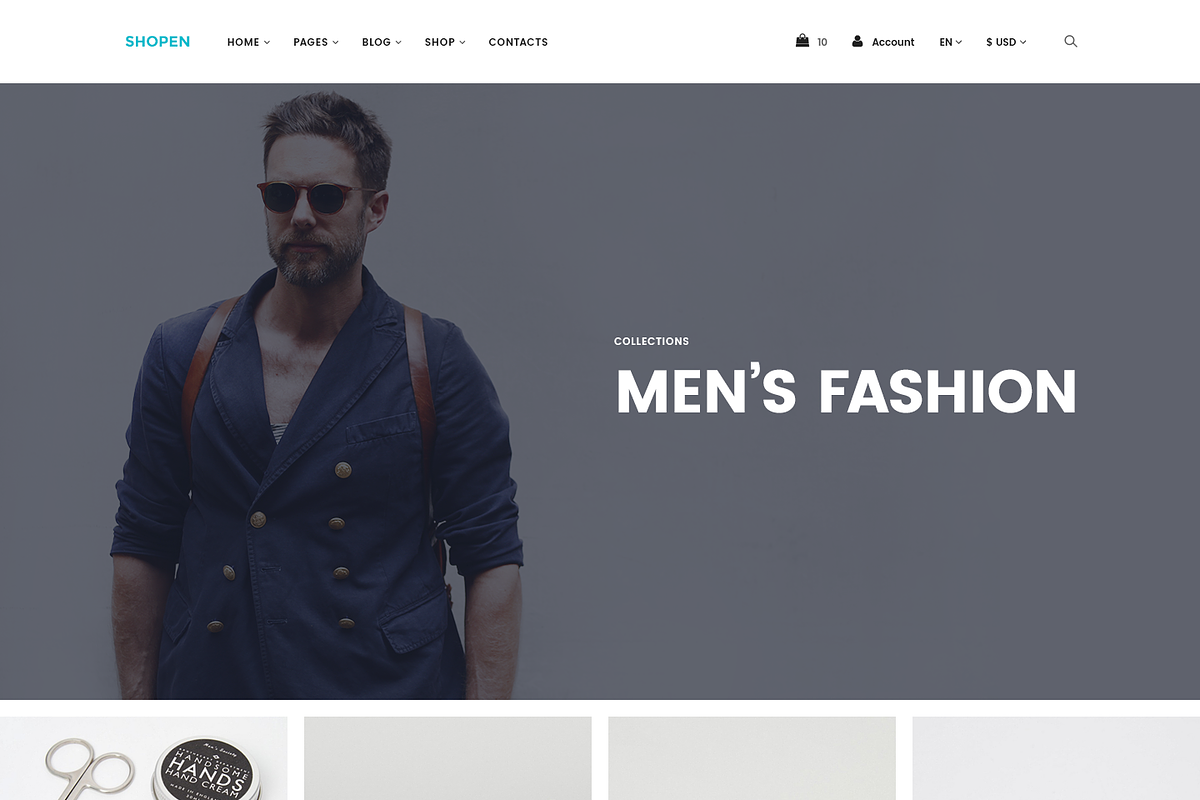 Shopen — Multipurpose PSD Template, a Templates & Theme by ScienteCraft (Photo 7 of 50)