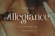 Allegiance - Unique Alternate Font, a Serif Font by Sohel Studio (Thumbnail 1 of 11)