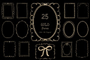 Whimsical Gold Frames Hand drawn, a Graphic by Solo Art Original (Thumbnail 1 of 14)