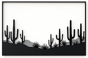 Wild Desert Cactus Scene Set, an Illustration by Creativeshirt (Thumbnail 4 of 15)