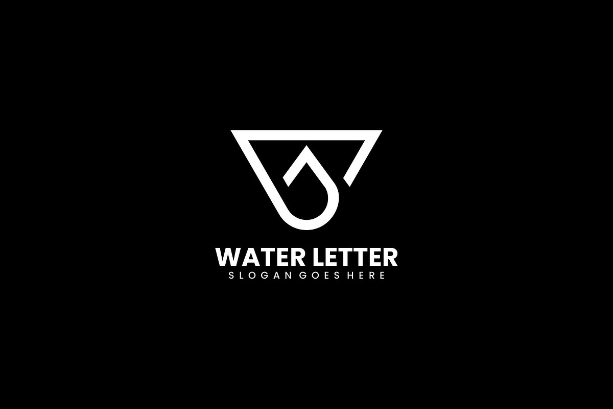 Modern Lettermark Water Logo Design, a Branding & Logo Template by Artnivora.Std