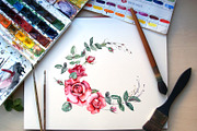 Watercolor Flowers Clipart - Roses, a Decorative Illustration by artabramova (Thumbnail 10 of 10)