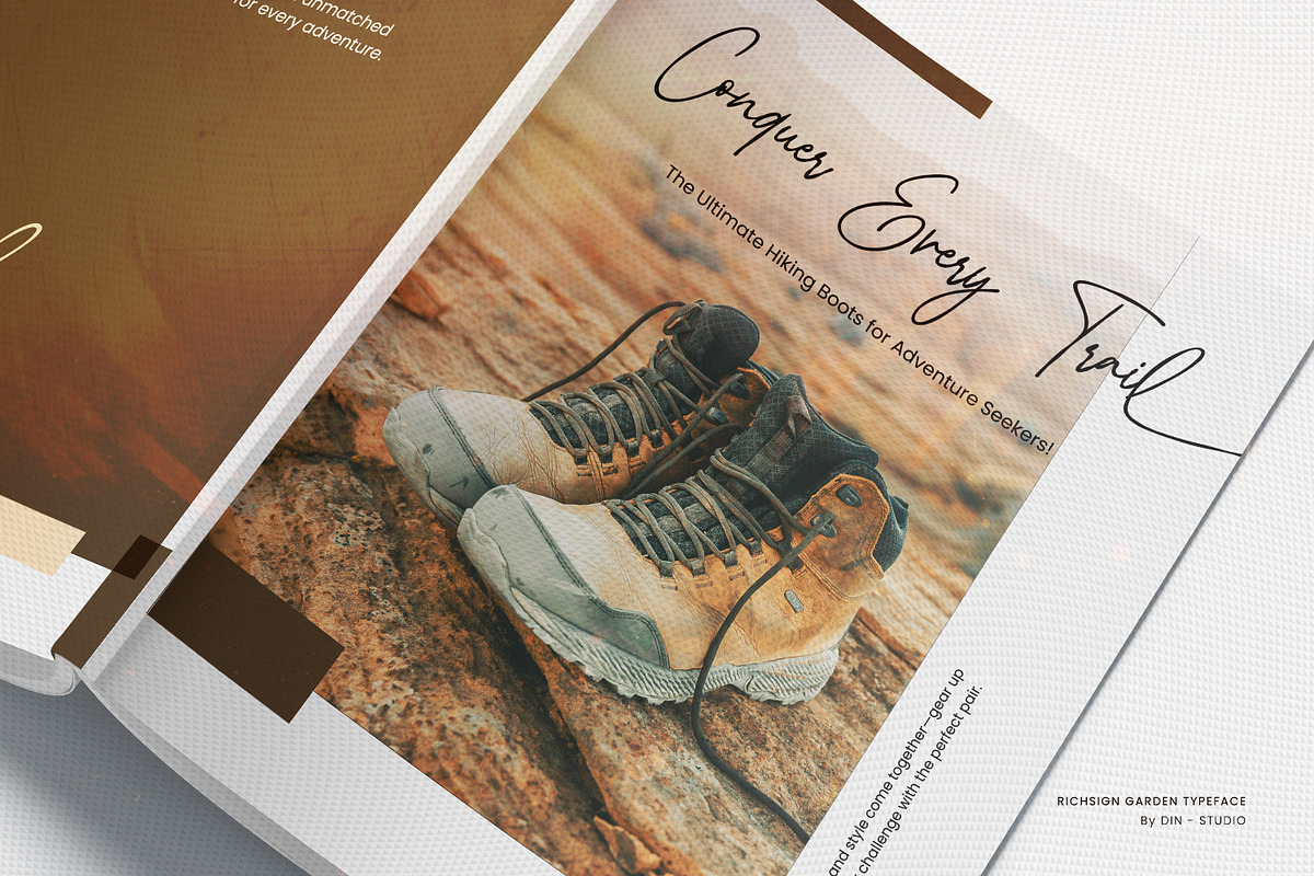 Richsign Style, a Script Font by din-studio.com (Photo 6 of 11)