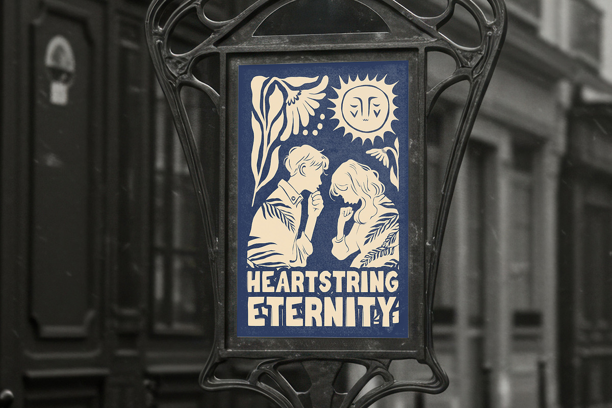 Lintrow - Linocut Style Typeface, a Sans Serif Font by Youthlabs Studio (Photo 11 of 15)