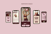 Pink Red Squarespace 7.1 Template, a Squarespace Template by Row Creative (Thumbnail 5 of 10)