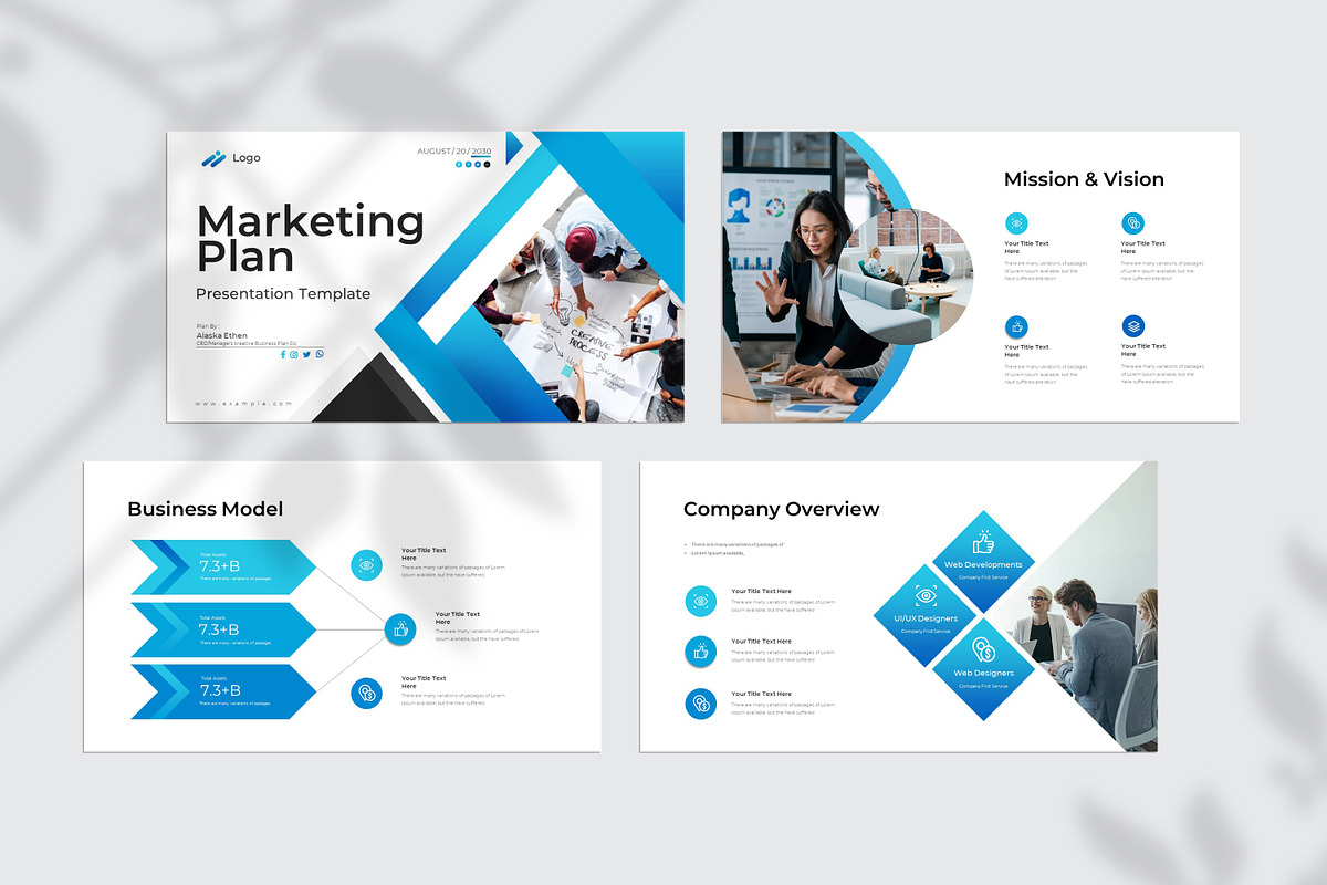 Marketing Plan Presentation Template preview 4