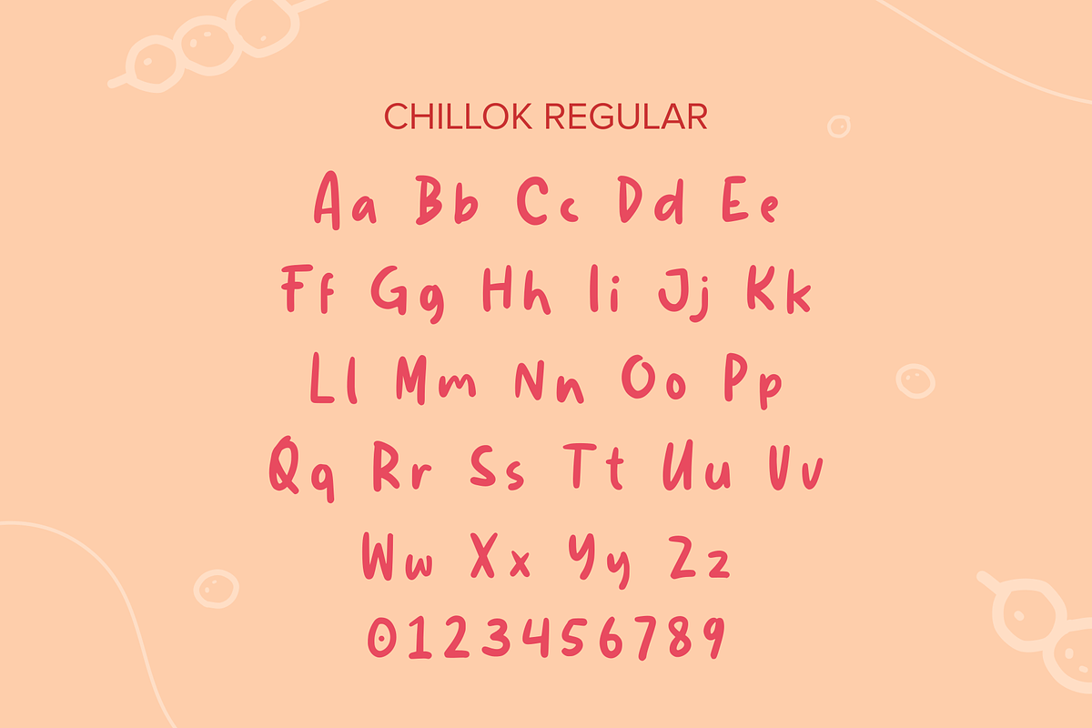 Chillok | Playful Font, a Sans Serif Font by LetterStuff Typefoundry (Photo 2 of 9)