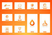 20 abstract logo, a Branding & Logo Template by airunreal (Thumbnail 4 of 4)
