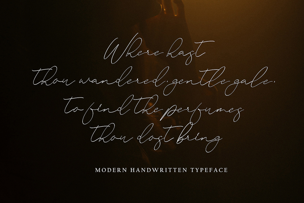 Beluyha, a Script Font by pineungtype (Photo 8 of 9)