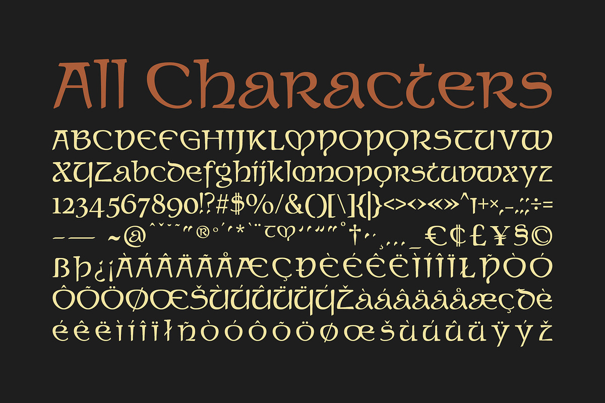 CS Piera – Uncial Font, a Sans Serif Font by Craft Supply Co. (Photo 8 of 8)