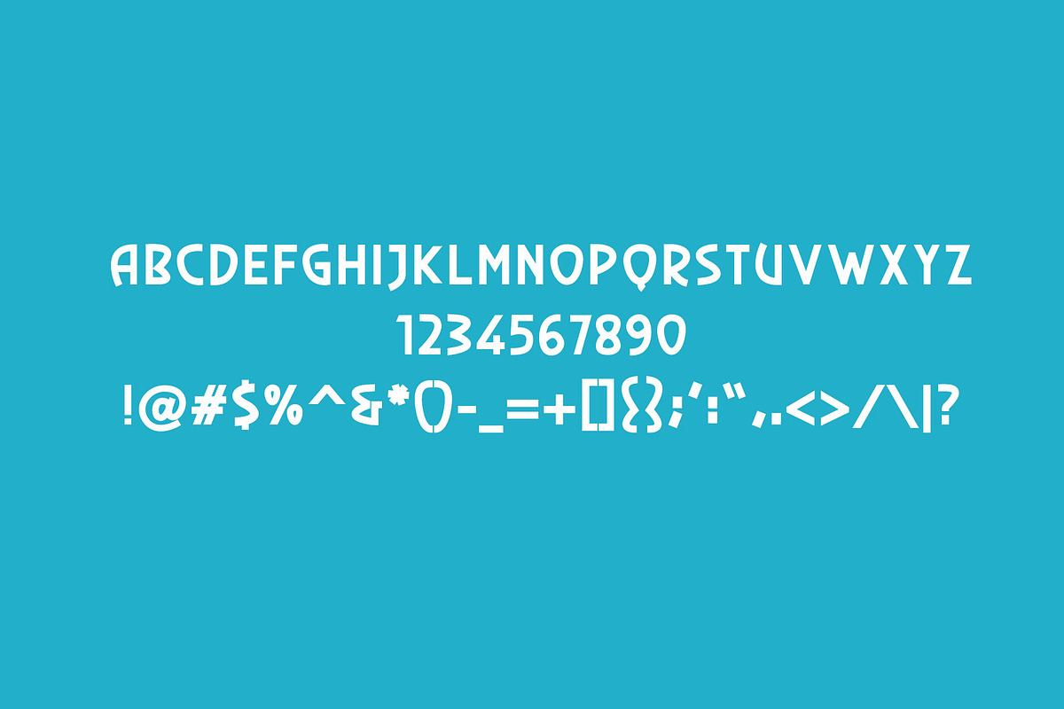 Qanto - Display Font preview 5
