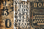 Grunge Letters Number Digital Papers, a Background Graphic by BonaDesigns (Thumbnail 2 of 5)
