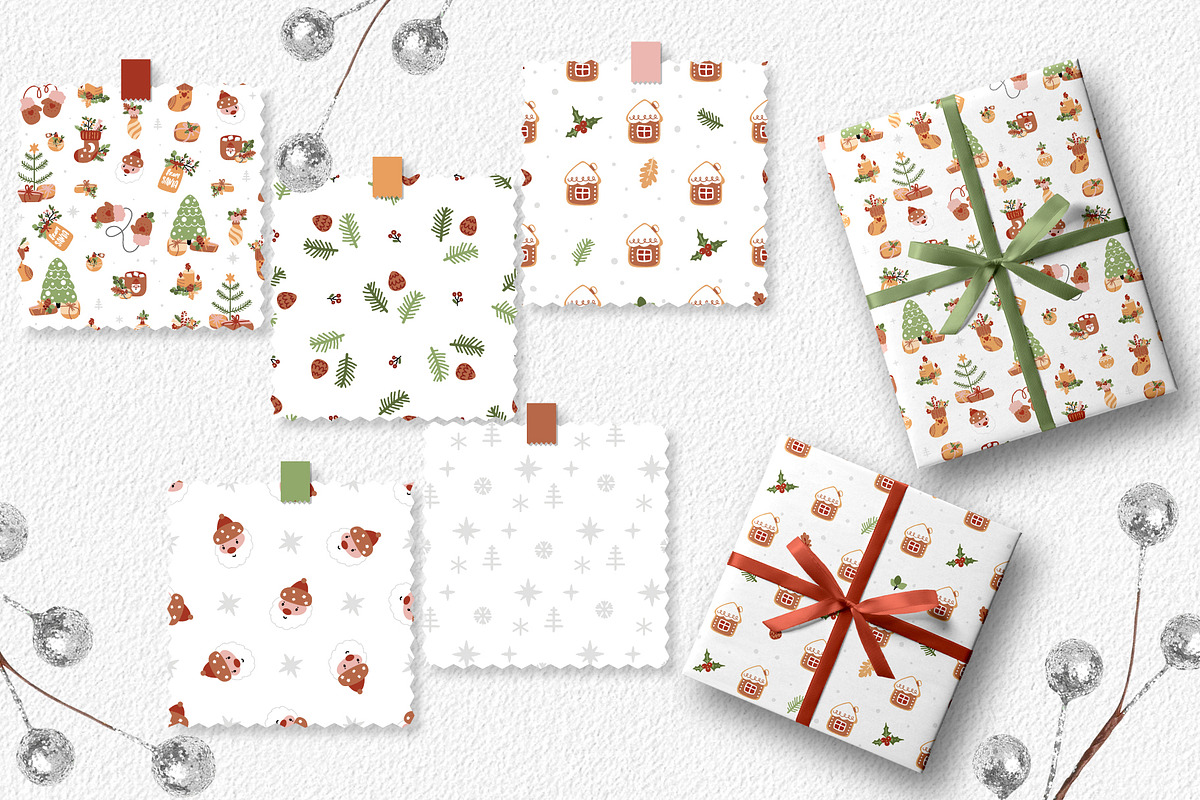 Christmas collection with animals, a Graphic by rosypatterns (Photo 7 of 9)