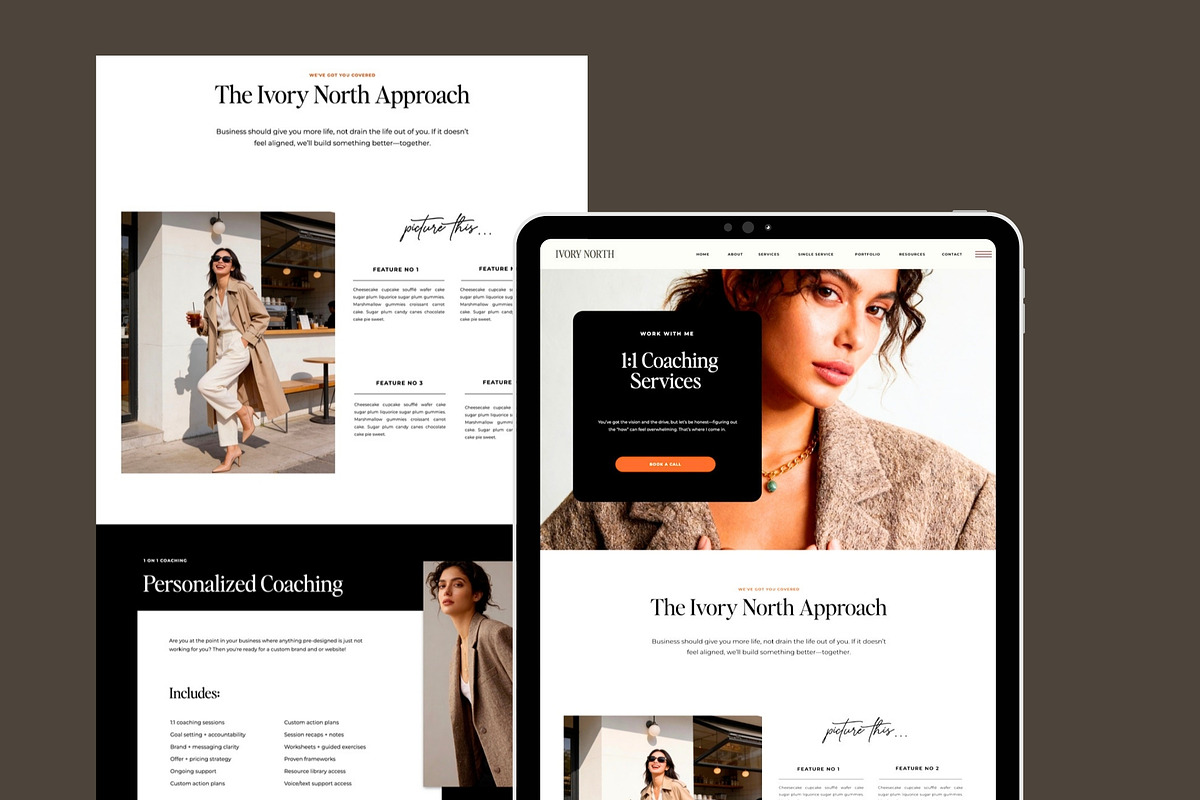 Showit Website | Ivory North, a Websites & App Template by thrivedigitally (Photo 4 of 11)