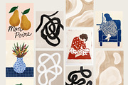 CONTEMPORARY ART PRINTS - 200 Bundle, a Background Graphic by Tomasz Ganclerz (Thumbnail 10 of 14)