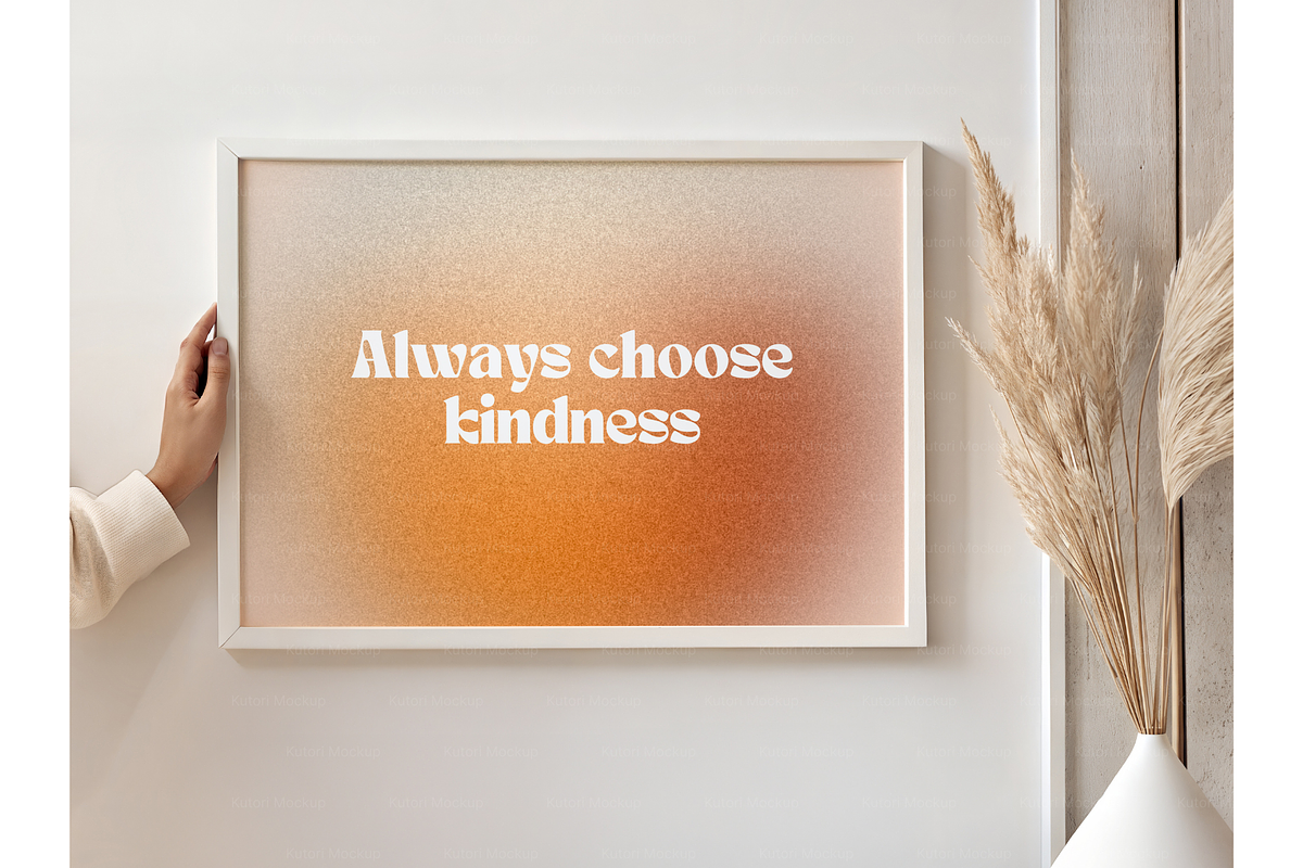 Minimal Hand-Held Horizontal Frame, a Product Mockup by MockupWizard (Photo 3 of 4)