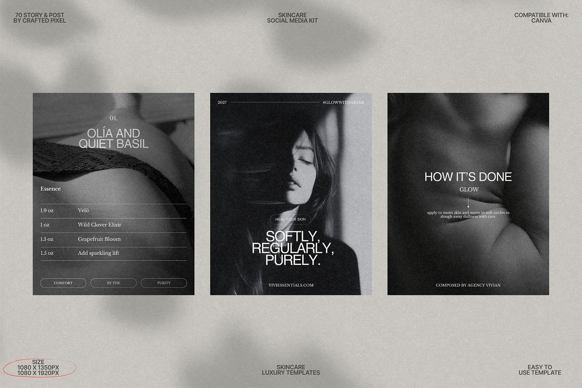 Minimal Story & Post Skincare Kit preview 6