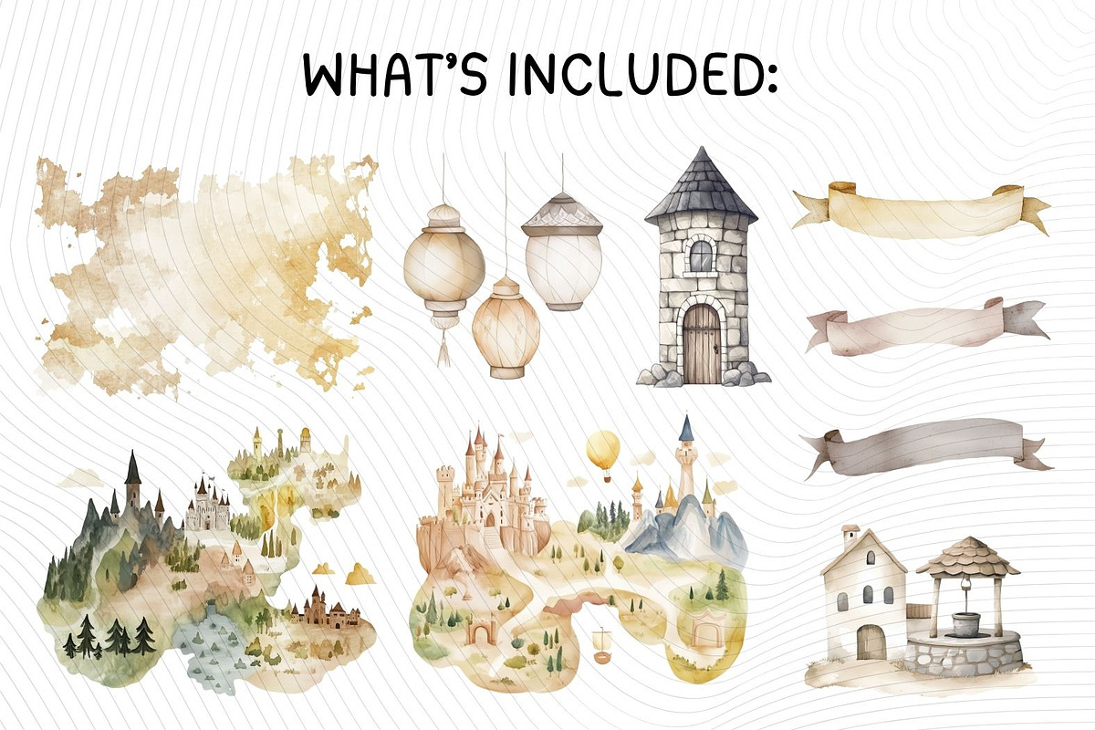 Magical Kingdom Clipart, a Person Illustration by PassionPNGcreation (Photo 4 of 12)