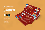 Carnival - Gift Voucher, a Card Template by VUNIRA (Thumbnail 1 of 3)