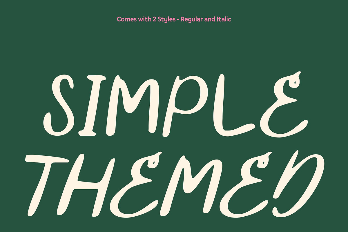 CS Belrise Drawn, a Script Font by Craft Supply Co. (Photo 4 of 8)