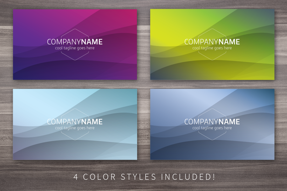 New Waves Professional Business Card, a Business Card Template by Twilight & Twine (Photo 4 of 4)