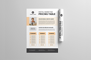 Pricing Table Flyer, a Flyer Template by Leaflove (Thumbnail 4 of 5)