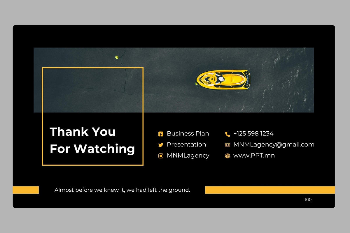 Business Plan -Presentation Template, a Presentation Template by MNML Agency (Photo 33 of 34)