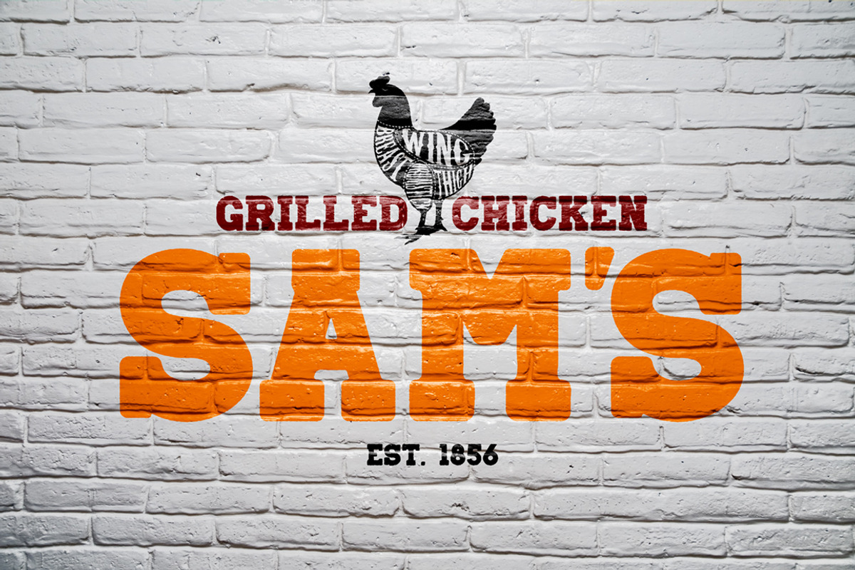 Vintage Wall Logo Mockups, a Product Mockup by lissius (Photo 6 of 7)