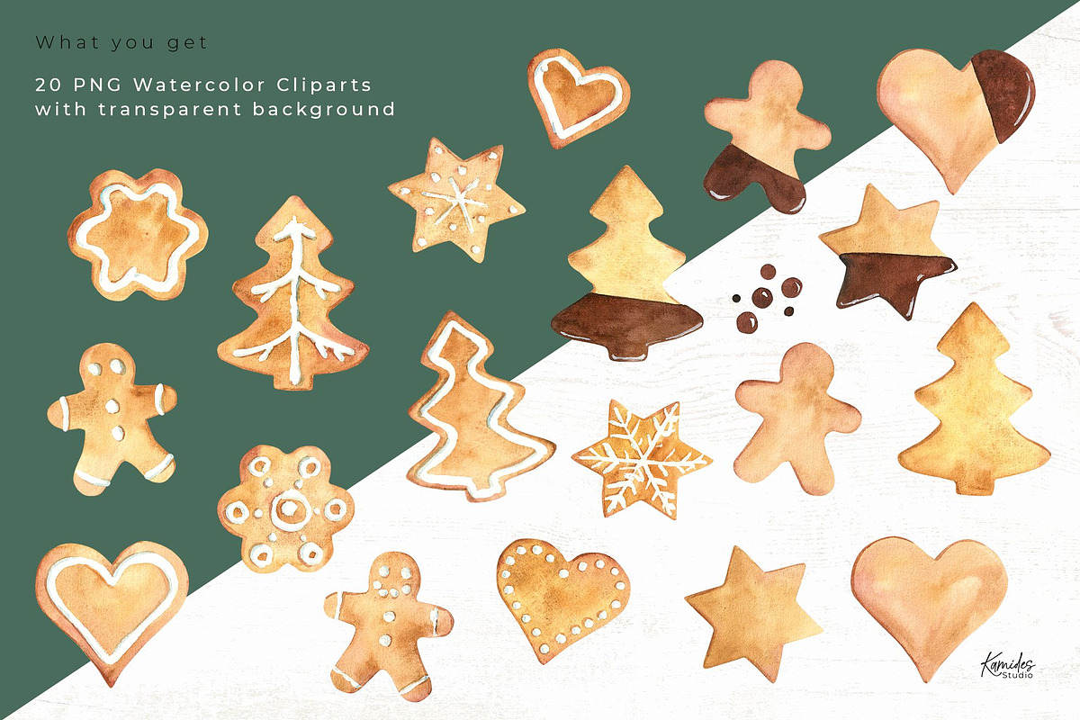 Holiday Christmas Cookies, an Illustration by Kamides (Photo 2 of 4)