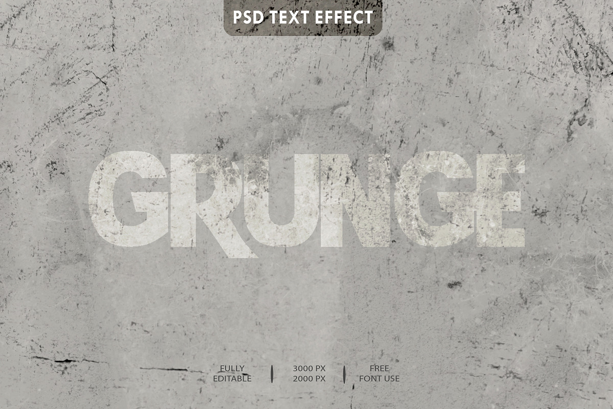 Grunge Text Effect Styles, a Layer Style Add-On by dx_vect (Photo 2 of 2)