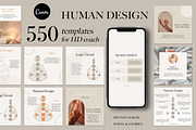 Human Design Instagram Template, a Social Media Template by Backyard Rose (Thumbnail 1 of 28)