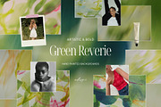 Green Watercolor Art Backgrounds, a Background Graphic by eclosque (Thumbnail 1 of 29)