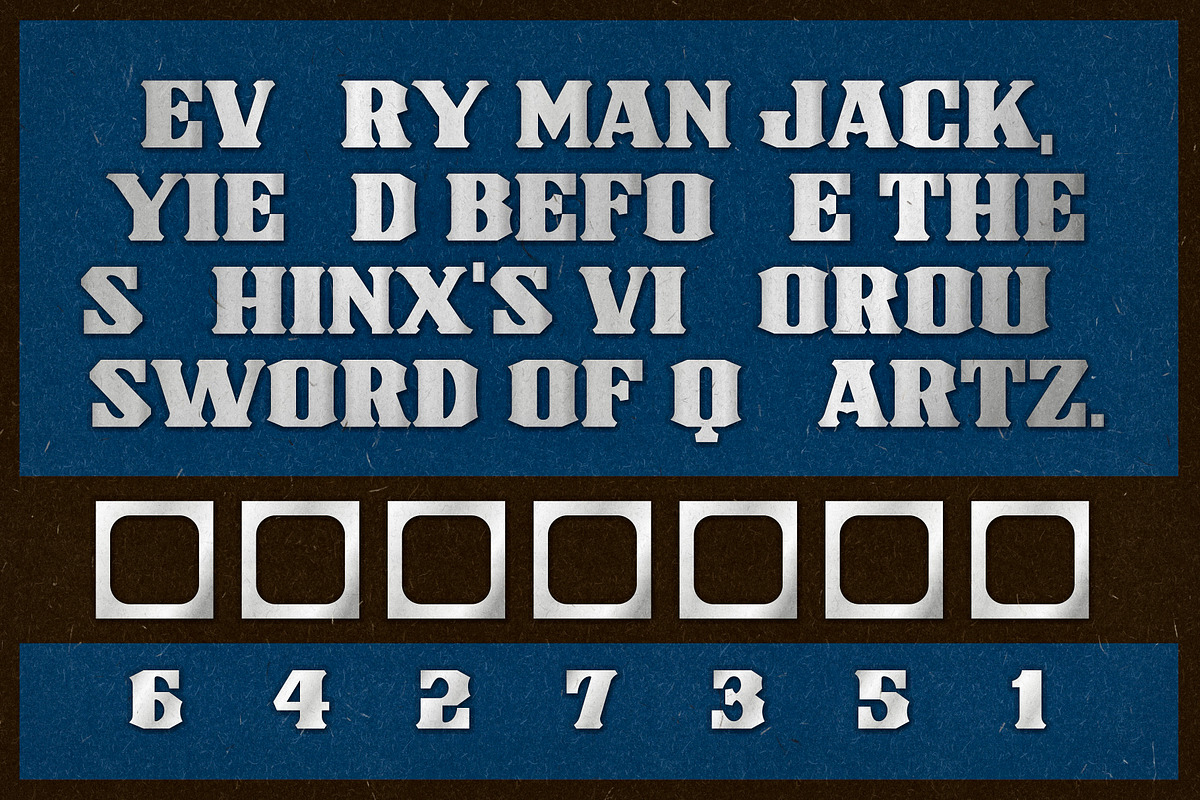 Gatehouse | Bold Bank Display Slab, a Serif Font by Artifact Bazaar (Photo 5 of 6)