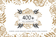 400+ Hand drawn Nature Elements Pack, an Animal Illustration by kite-kit (Thumbnail 3 of 10)