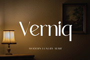 Verniq | Elegant Modern Sans Serif, a Sans Serif Font by Artdez (Thumbnail 1 of 4)